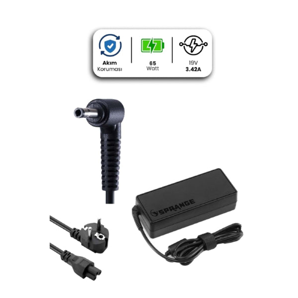 19V 3.42A 4.0 * 1.35mm 65W ASUS İçin Laptop Adaptör