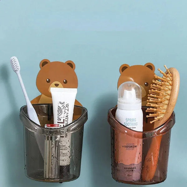 Ayı Figürlü Plastik Organizer