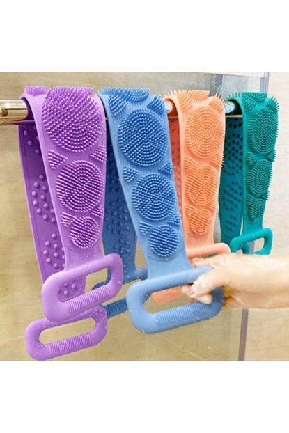 Silikon Çift Taraflı Banyo Kesesi