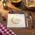 Ramazan Temalı Yaldız Baskılı Peçete