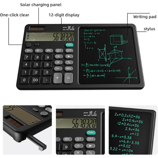 LCD Yazı Ekranlı Hesap Makinesi