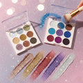 9 Renk Glitter Diamond Far Paleti - 2'li Set