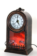 LED Işıklı Saatli Şömine - Model 1