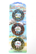 İstanbul Temalı Metal Magnet 3'lü Set Model 1