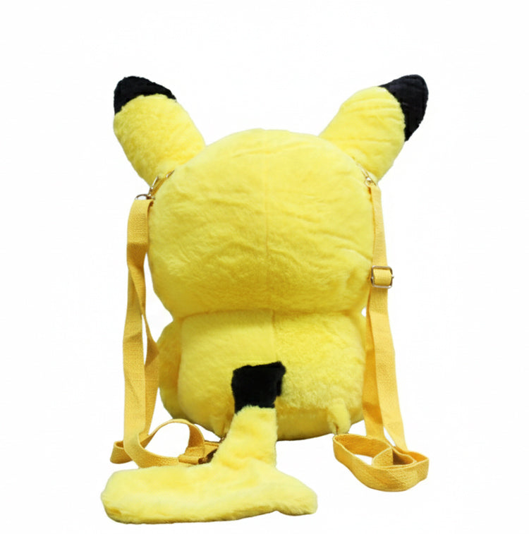 Sevimli Peluş Pikachu Sırt Çantası