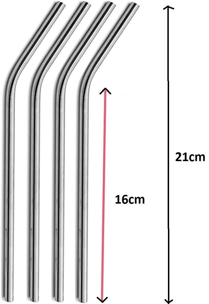 Paslanmaz Çelik Pipet Seti 5 Parça