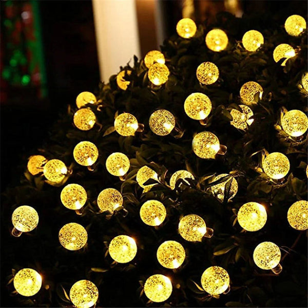 5 Metre Sarı Opak Solar Top LED Işık