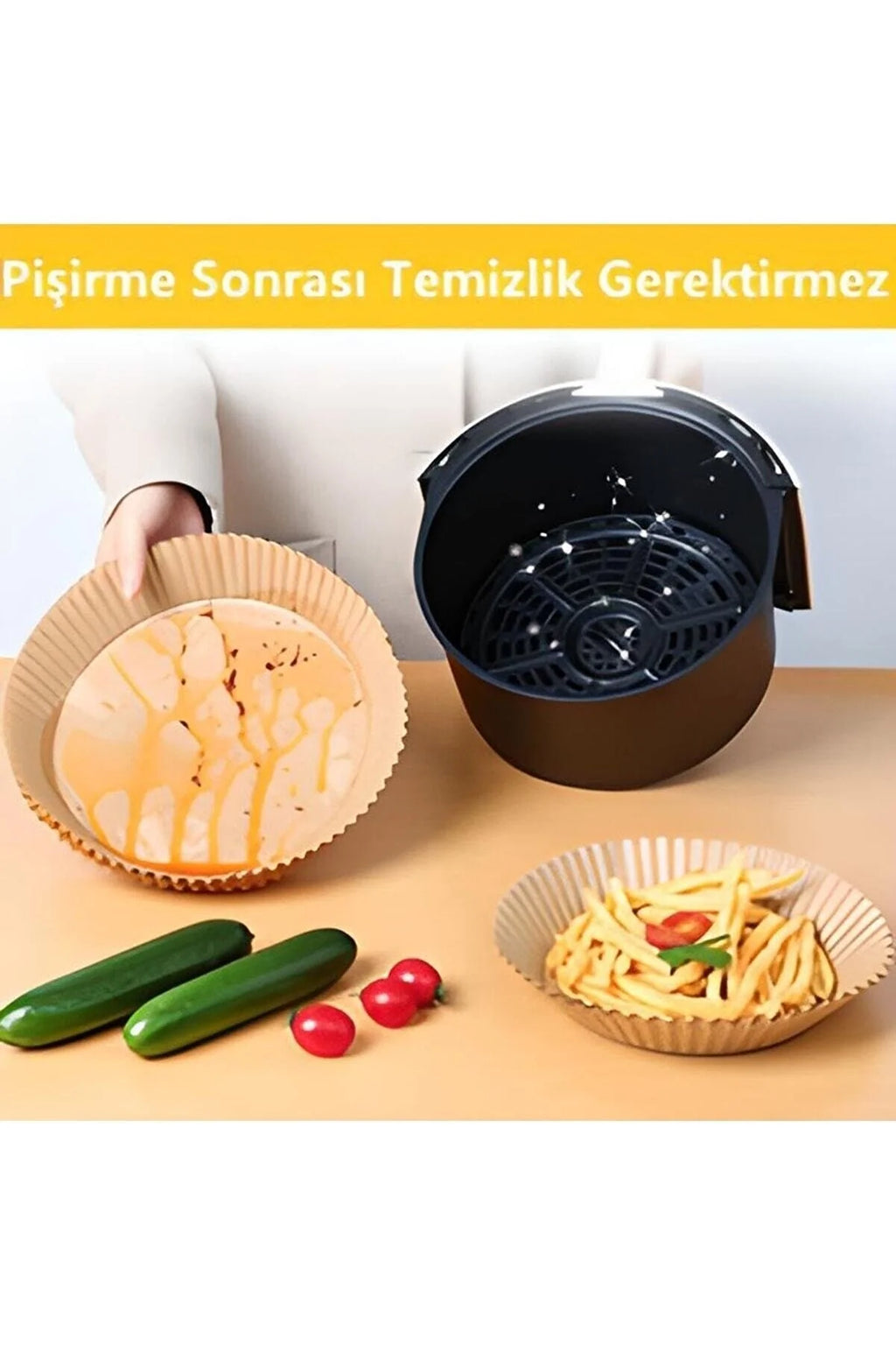 Fritöz Pişirme Kağıdı 50 Adet