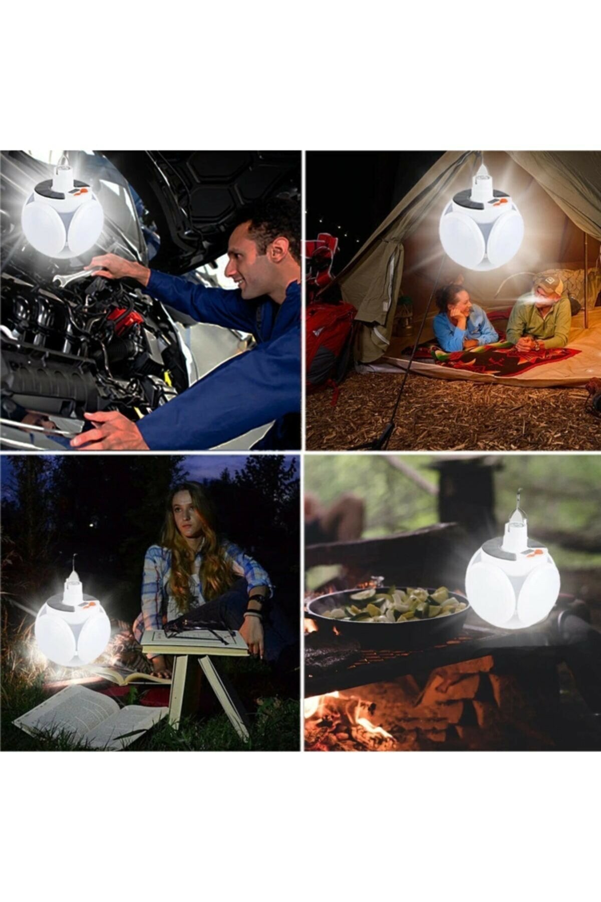 Solar 5 Kanatlı Kamp Lambası