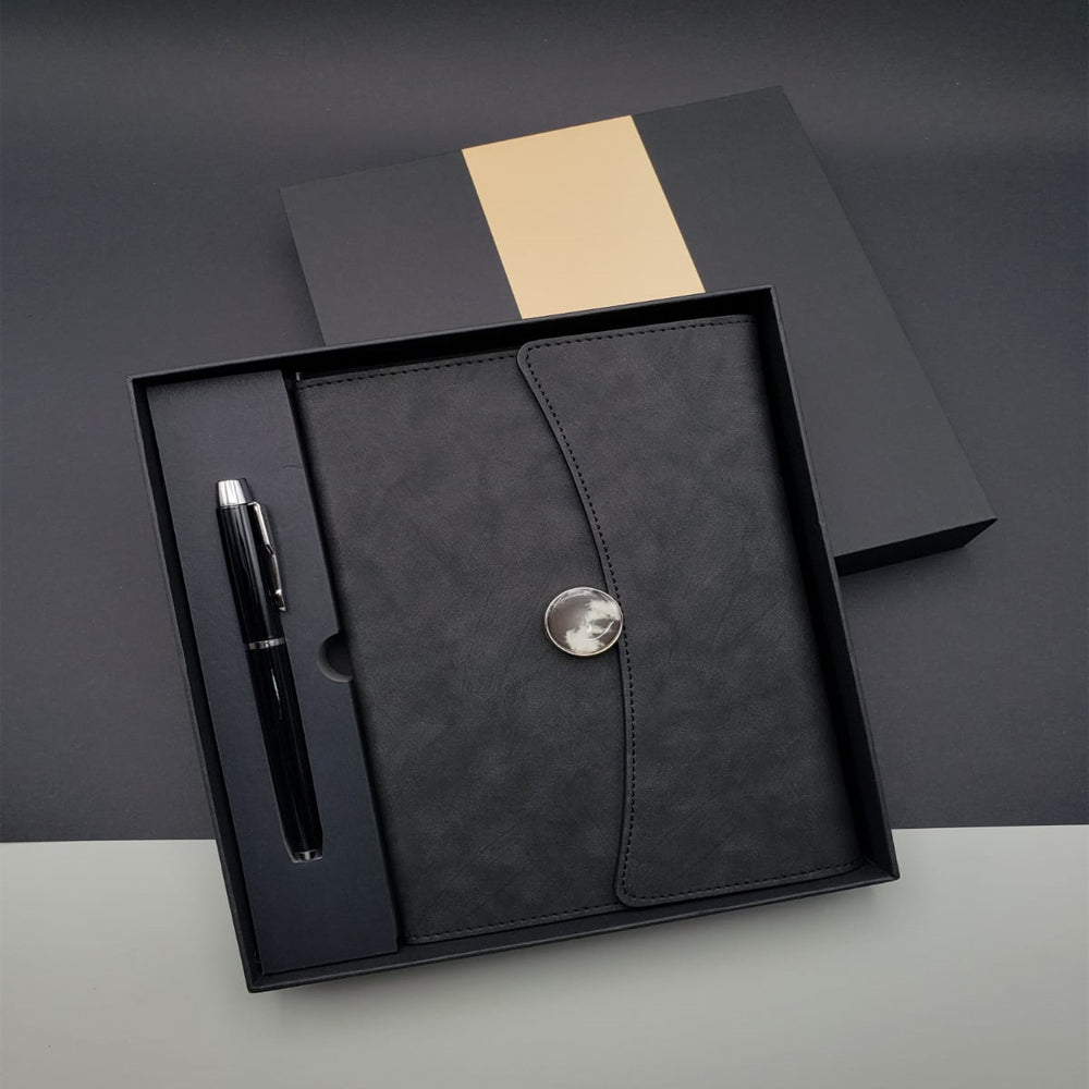 Promosyon Defter Kalem Seti Siyah Renk